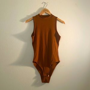 Shein - Brown Bodysuit